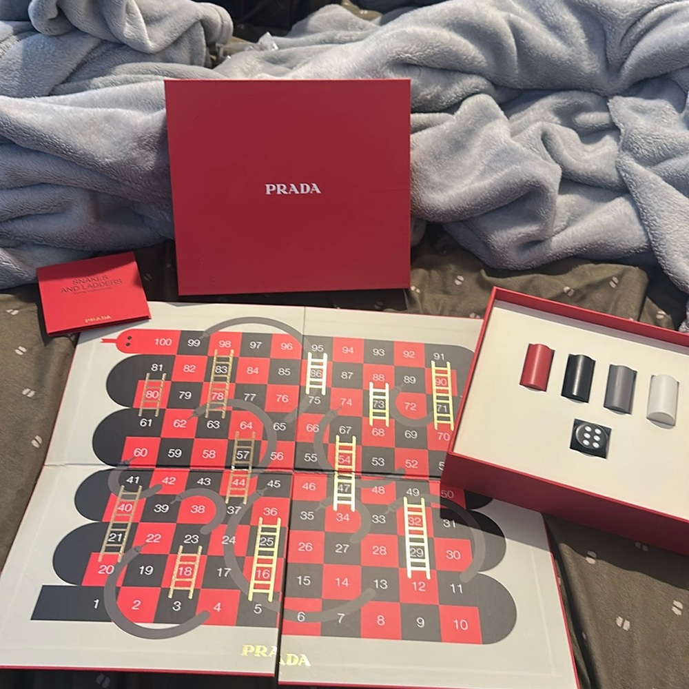 Prada Chinese new year chutes and ladders game.